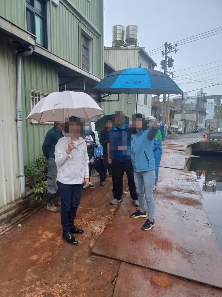 過嶺支渠步道施工安全巡查