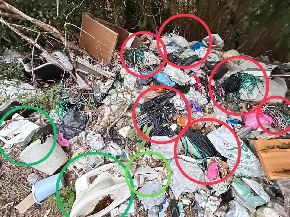 六和高工旁廢棄物堆置會勘