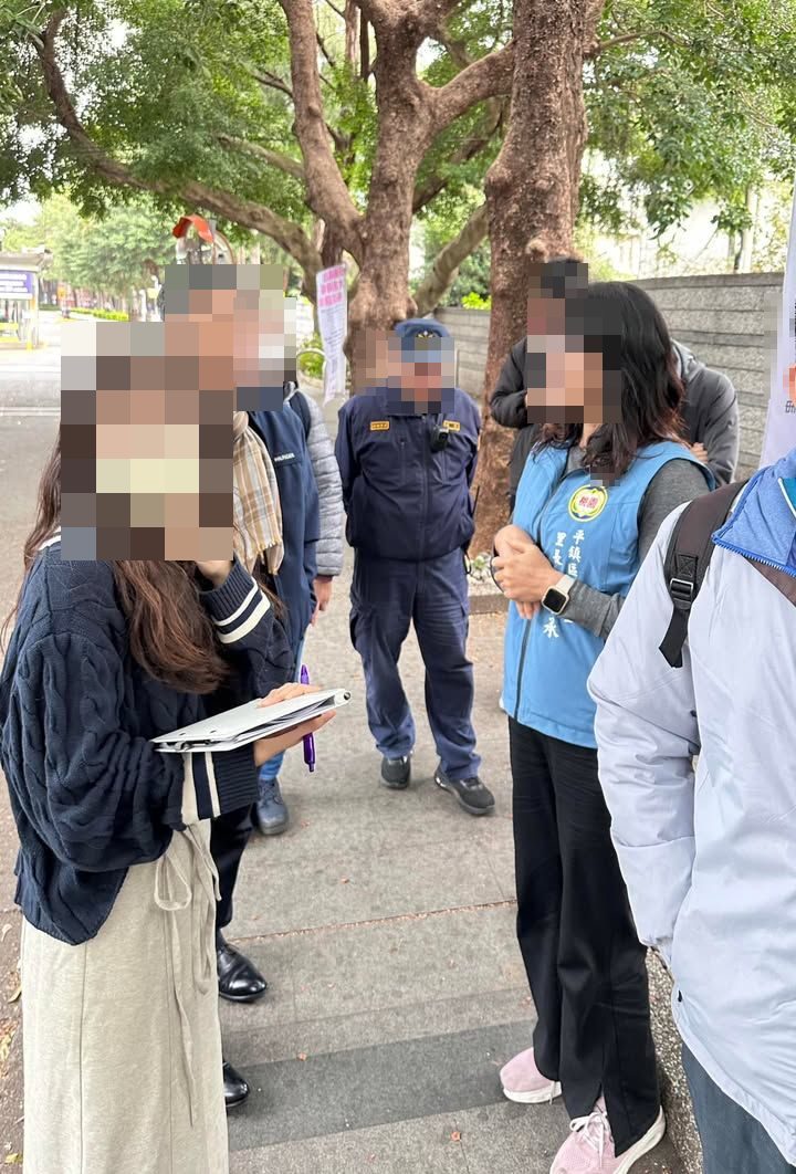 中央路中央大學後門人行空間改善